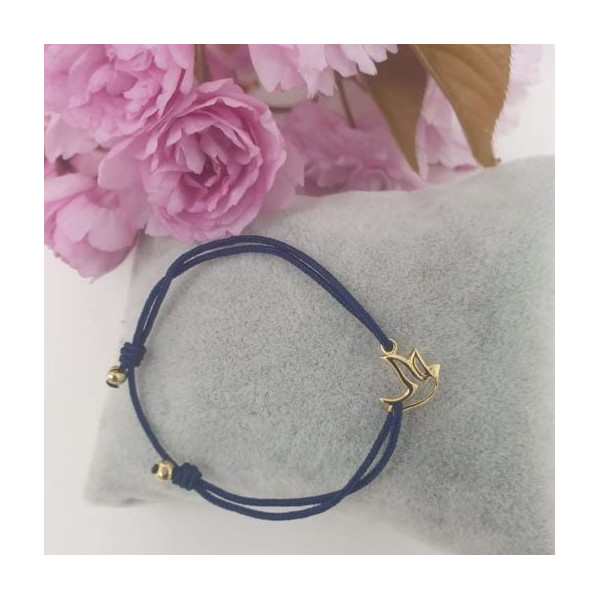 Colombe ajourée plaquée or, symbole de paix, pureté et Esprit Saint