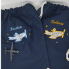 Sac à dos de toile pour enfant, bébé, personalisé broderie