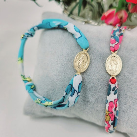 Bracelet médaille miraculeuse liberty – Jeune fille