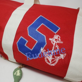 sac polochon de voyage brodé et personnalisé indispensable