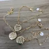 Bracelet médaille colombe argent ou plaqué or
