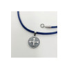 Collier protecteur Croix Saint Benoît garçon en argent ou plaqué or