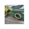 Bague tresse lien et union de fiançailles plaqué or eudelune