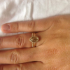Bague médaille miraculeuse 11 mm plaqué or ou argent