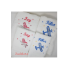 serviette éponge drap de bain personnalisée et brodée