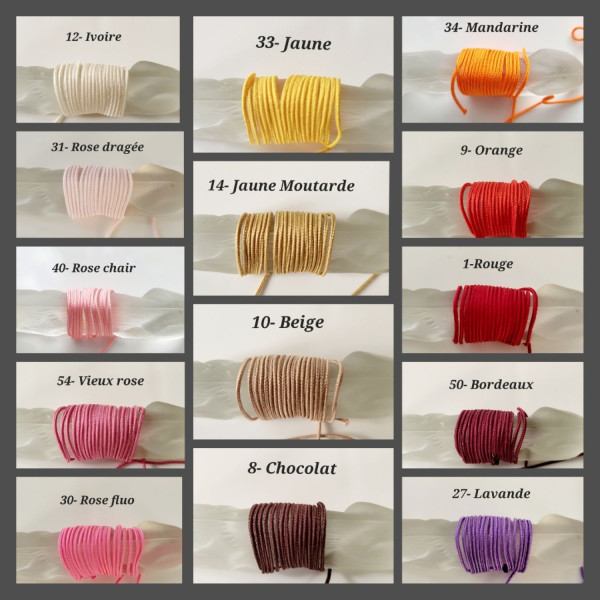 Bracelet cordon d'un croix trèfle de couleur sertie doré