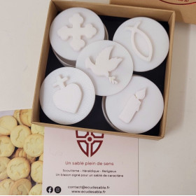 Emporte-pièces religieux pour sablés aux Symboles chrétiens de la foi
