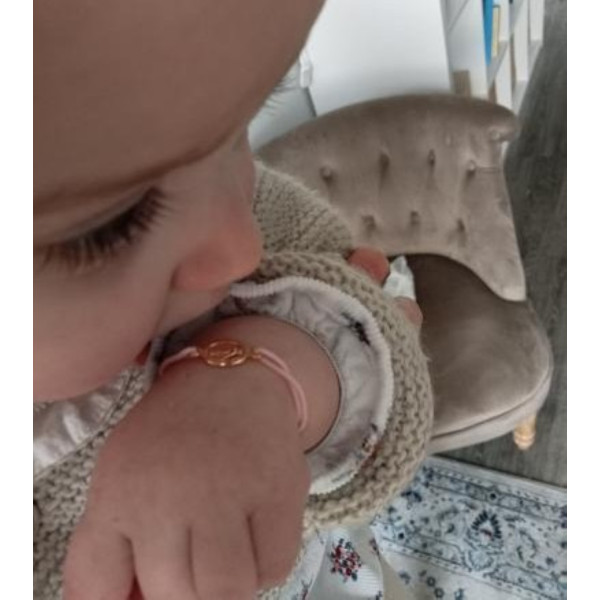 Premier bracelet de foi avec Médaille Miraculeuse pour toute la famille