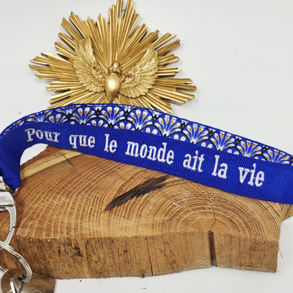 Porte-clés Léon XIV France 2026 | Souvenir religieux