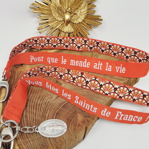 Porte-clés Léon XIV France 2026 | Souvenir religieux