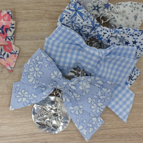 Ange de berceau liberty – Saint Raphaël protecteur, angelot acier doré