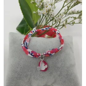 Bracelet colombe liberty nacre pour jeune fille – Confirmation