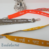Tour de cou porte-clés brodé personnalisé | Eudelune