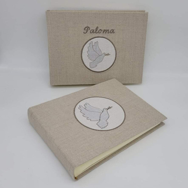 MAB colombe album photo sylvia cartonne eudelune confirmation